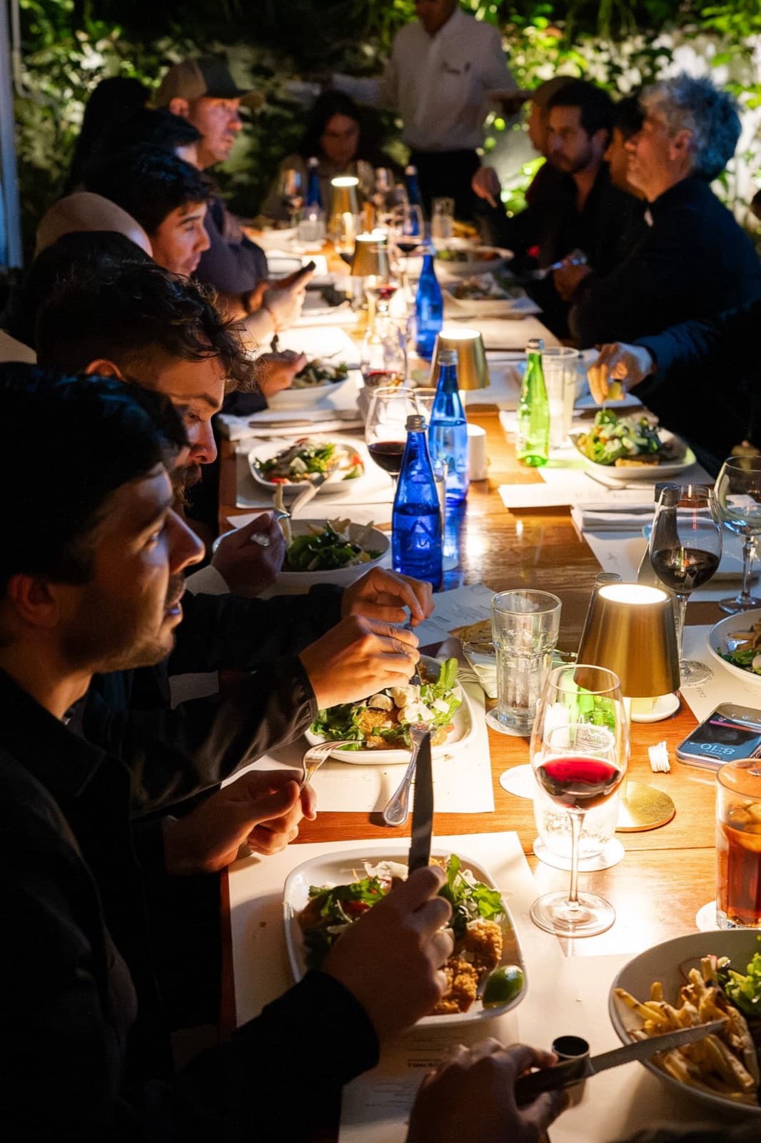 Founder dinner by candlelight