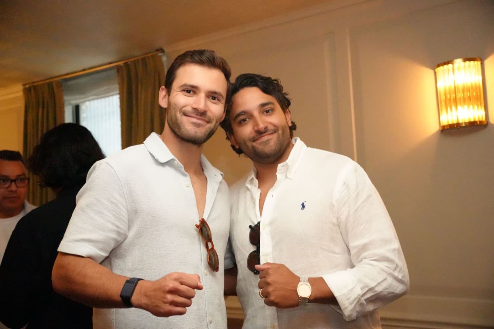 Two founders at a Pygma event