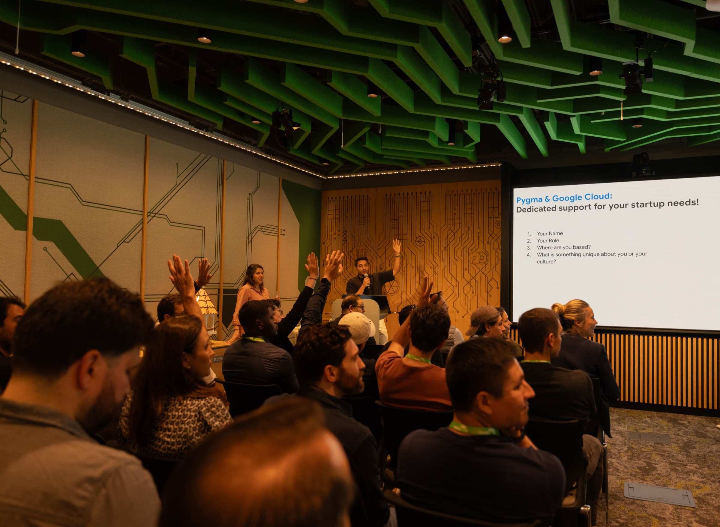 Founders at a Pygma session